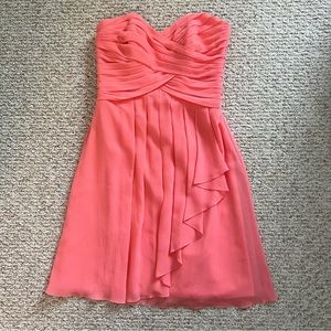 David’s Bridal Coral Reef Bridesmaids Dress
